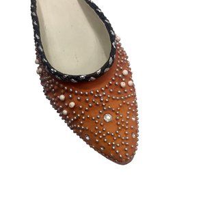 If The Shoe Fits Nostalgia Mini Shoe High Heel Vintage 1999 Rust Pump Rhinestone